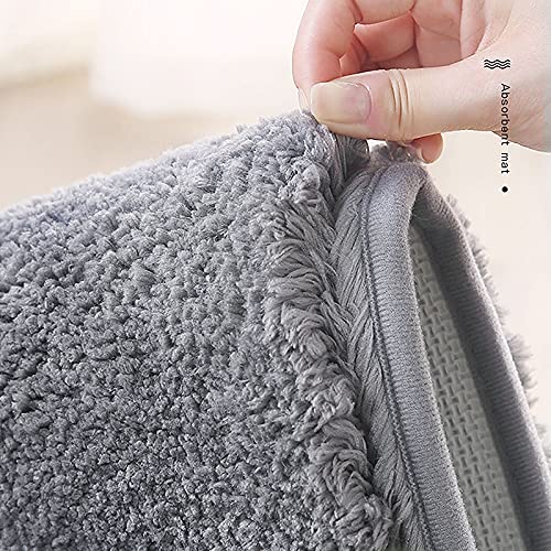 Oustore Badkamertapijt, antislip, pluche microvezeltapijt, badkamer, badmat, machinewas, badmat voor badkamer en keuken - Afbeelding 5