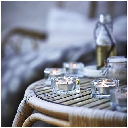 IKEA Jamlık Kokulu Tealight Mum, Açık Bej, Vanilya, 3.5 Saat