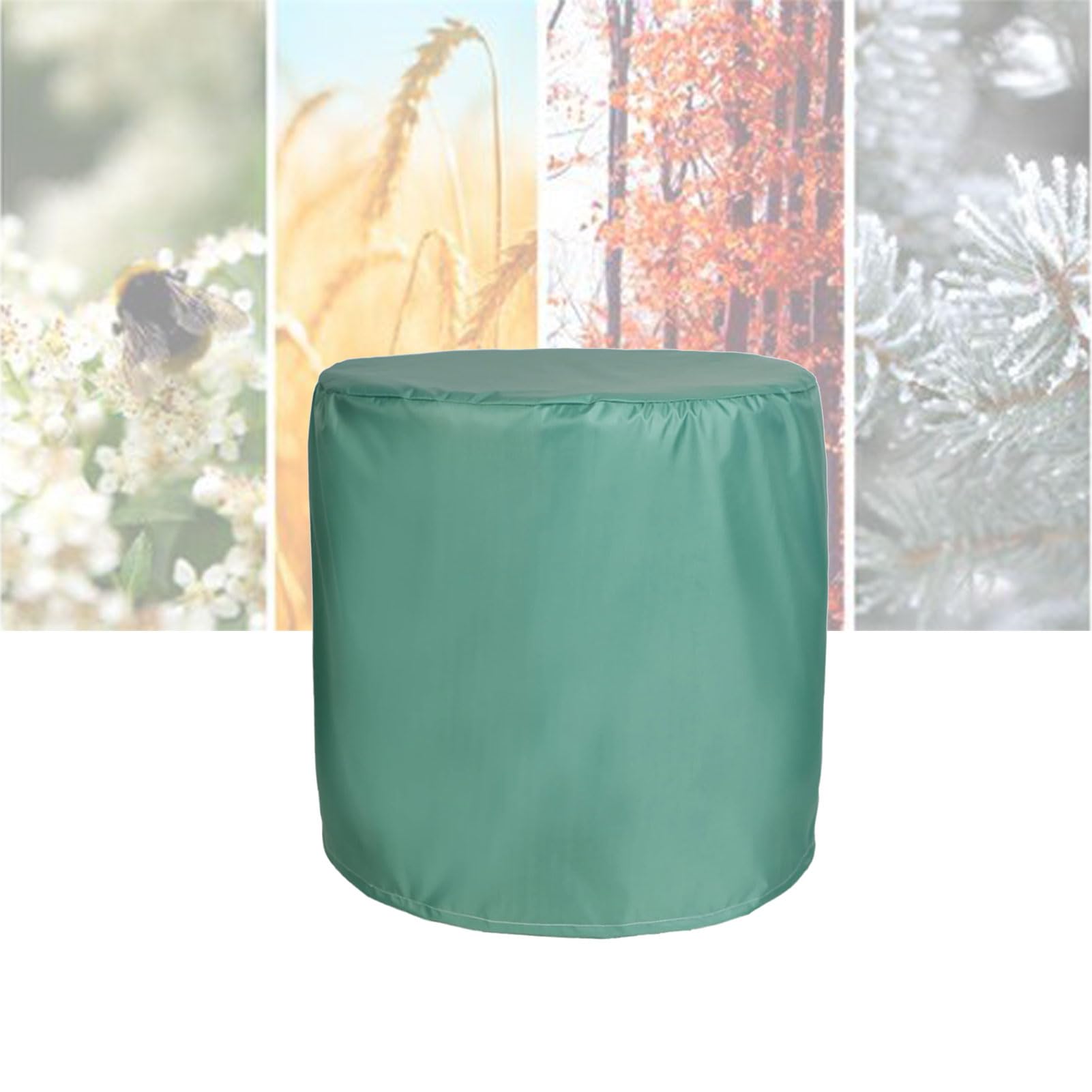 Housse de protection ronde pour meubles de jardin contre la pluie et l'usure