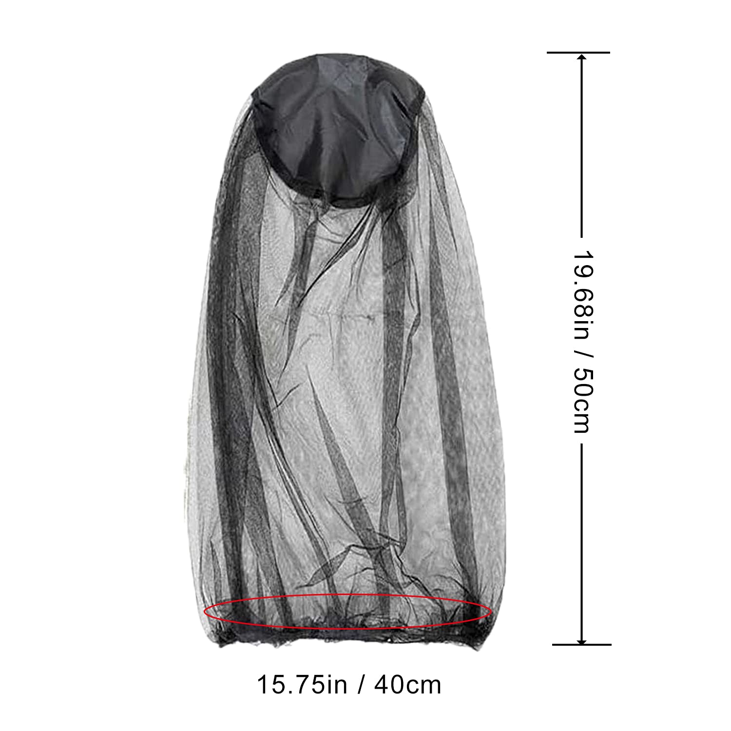 4 Pezzi Anti-zanzara Cappello della Protezione, Zanzariera Cappello, Proteggere Gli Amanti Esterni da Moscerino Zanzara Zanzariera e Altre Mosche, Leggeri e Resistenti (Nero+Verde)