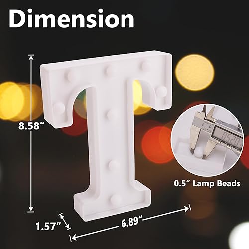 Miniatura 41 de Letrero LED de marquesina, letras iluminadas del alfabeto, letras LED que funcionan con pilas, para luz nocturna, bodas, cumpleaños, fiestas, Letra E