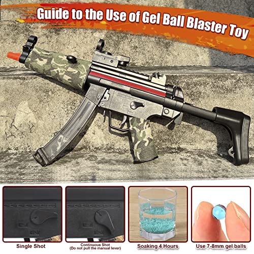 Oscienzeek Gel Ball Blaster,Electric Splatter Blaster,Automatic And Manual Mode For Backyard Fun And Outdoor Team Games For Adults #TOP1