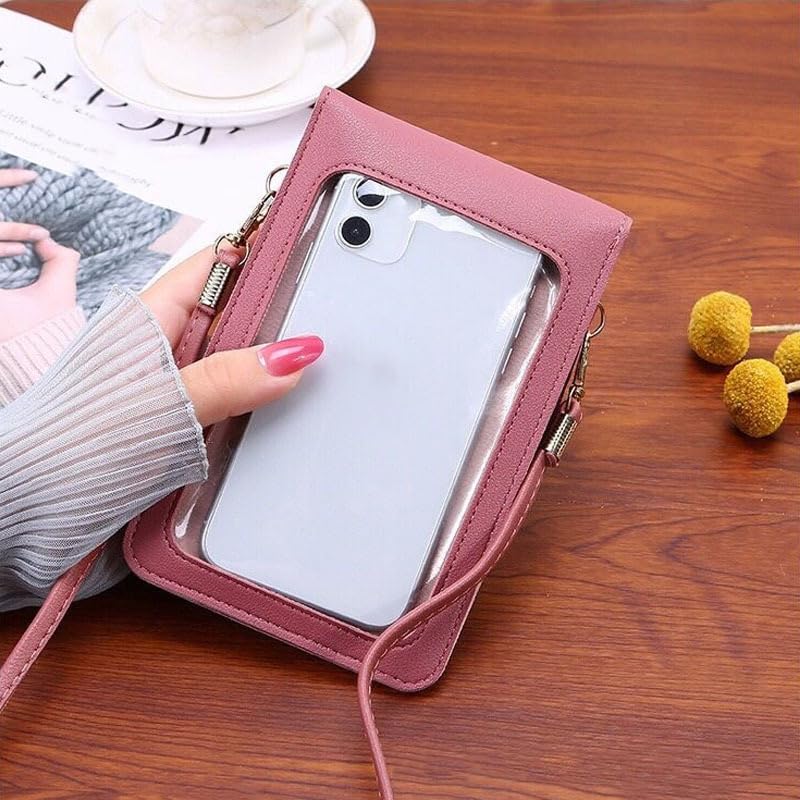 Phone Crossbody Bags for Women Small Mini PU Shoulder Wallet Card Quilted Purse Cute Patterned Trendy Phone Bag Plush Decor2