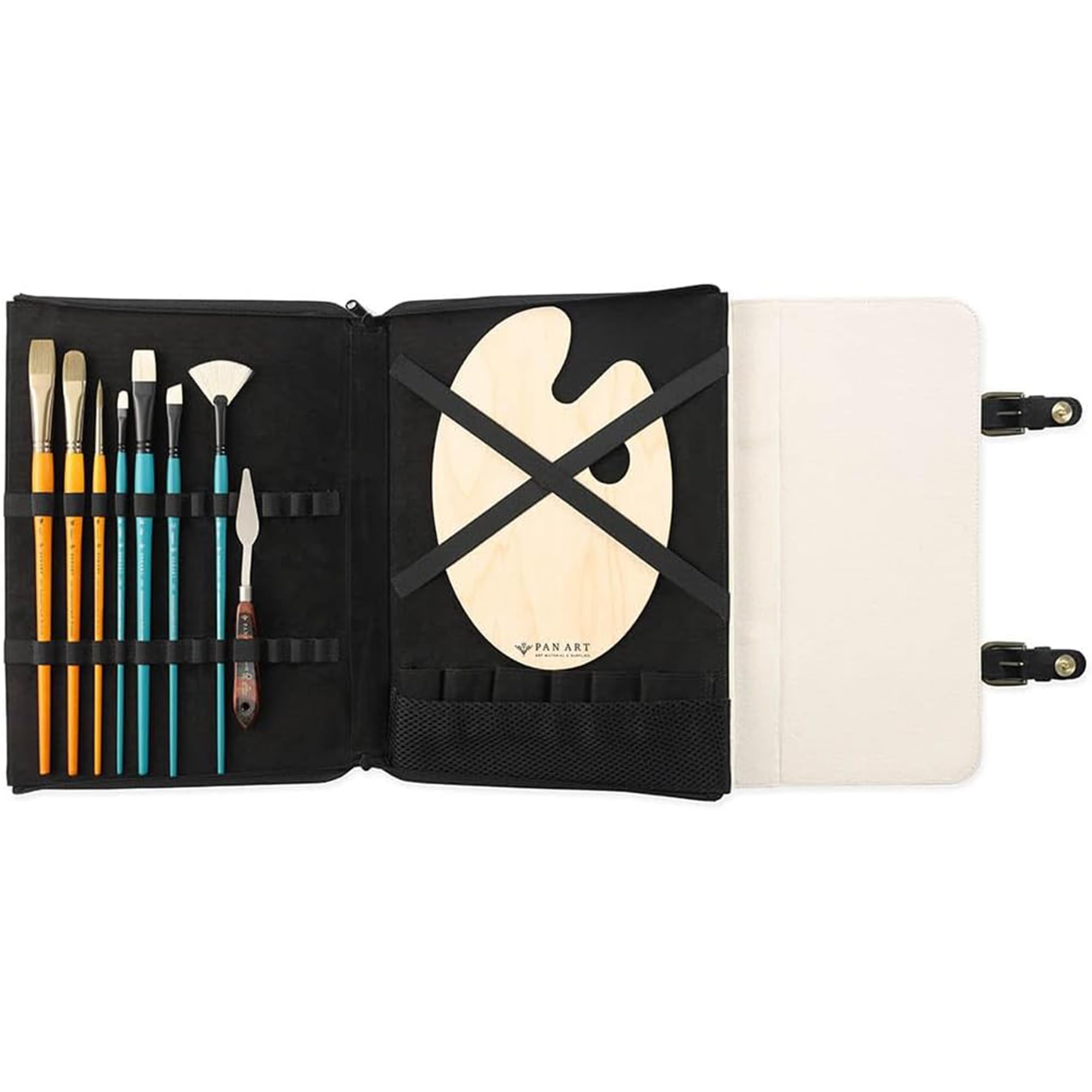Pan Art Kit de voyage complet professionnel | Fournitures de peinture acrylique et à l'huile - PA-CP-04