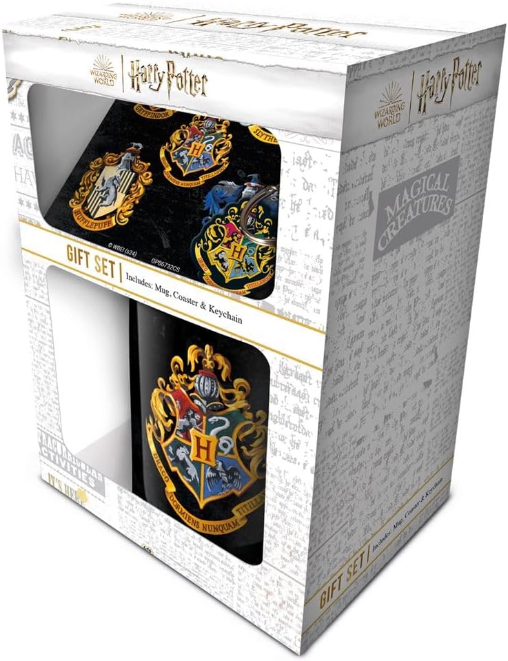 Pyramid International, Mug & Coaster Keyring Set, Nightmare Before Christmas, Harry Potter, Lord of The Rings, Beetlejuice