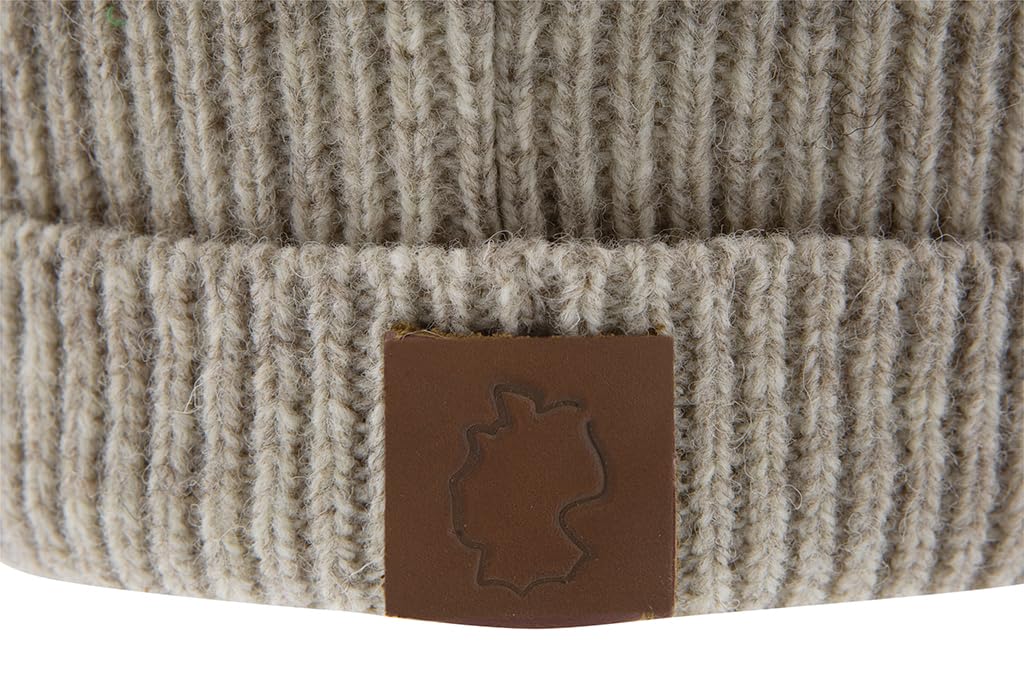 Patriia Berretto con bandiera tedesca 100% lana merino, realizzato a mano, cappello di lana da uomo, berretto da donna