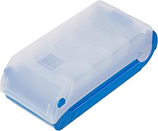 TimeTex Caja para fichas A8, plástico, color azul