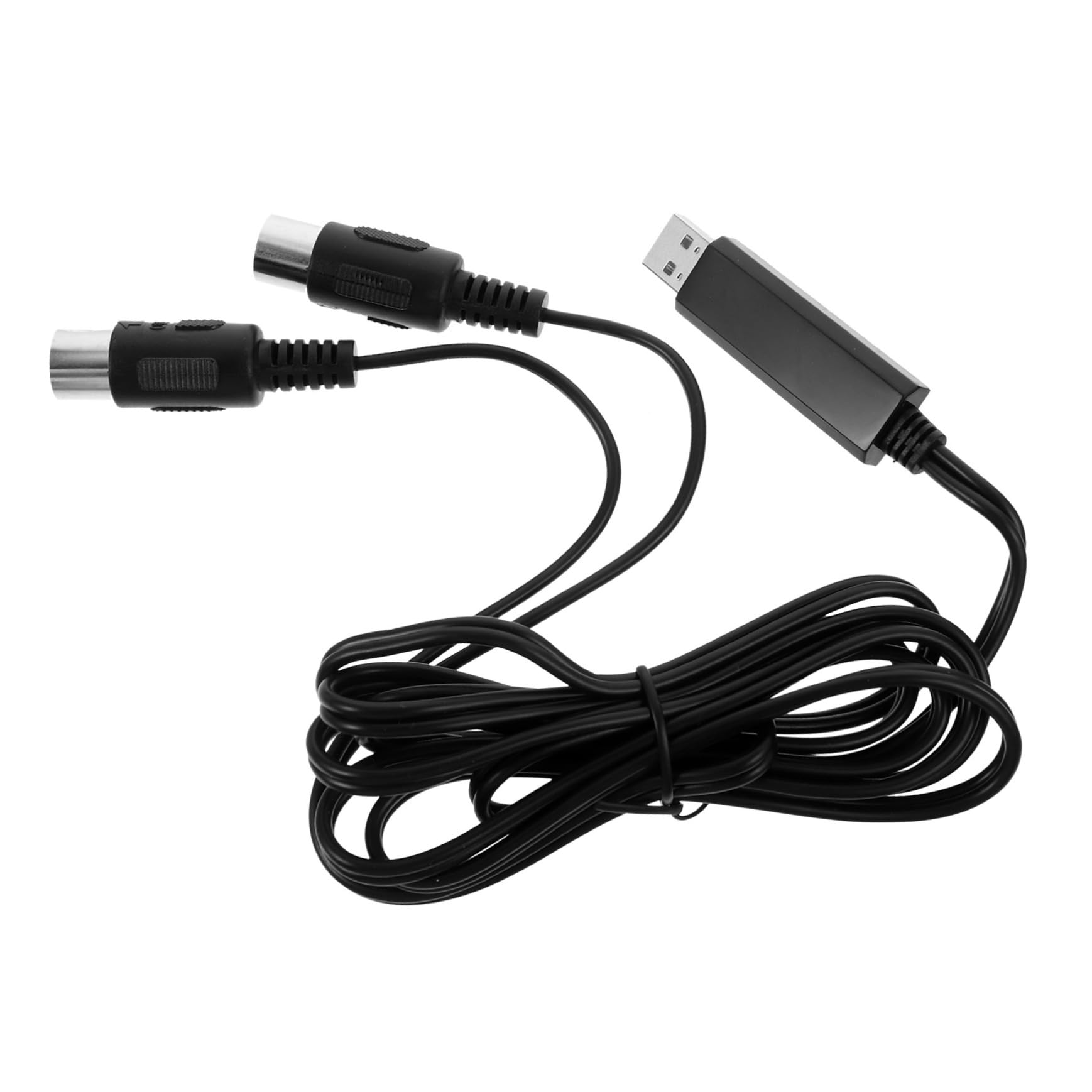 VICASKY 2stücke Usb Midi Adapterkabel Professionelles Piano Keyboard-converter-kabel Für Pc Laptop Kompatibel Mit Und Einfache -and-play-installation Hohe Stabilität Und Schnelle