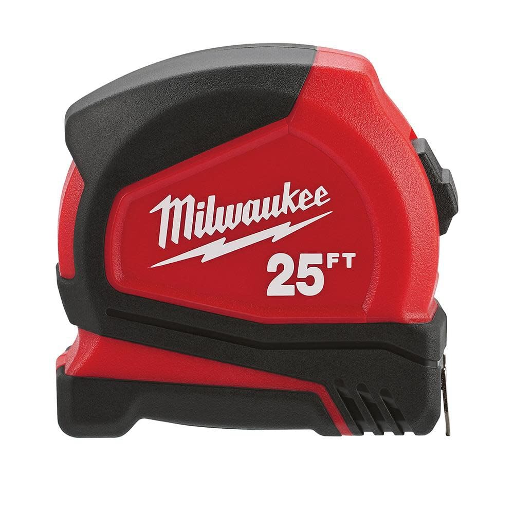 Milwaukee Electric Tool 48-22-6625 25', metro a nastro compatto,