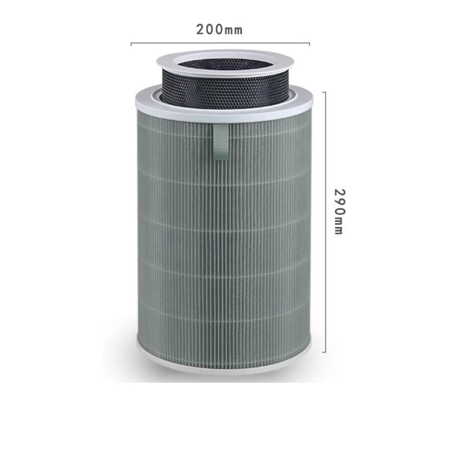 Filtro de carbón activado, Compatible con Xiaomi, purificador de aire 2 2C 2H 2S 3 3C 3H Pro purificador de aire 2S filtro(Grey Dual-Cylinder)