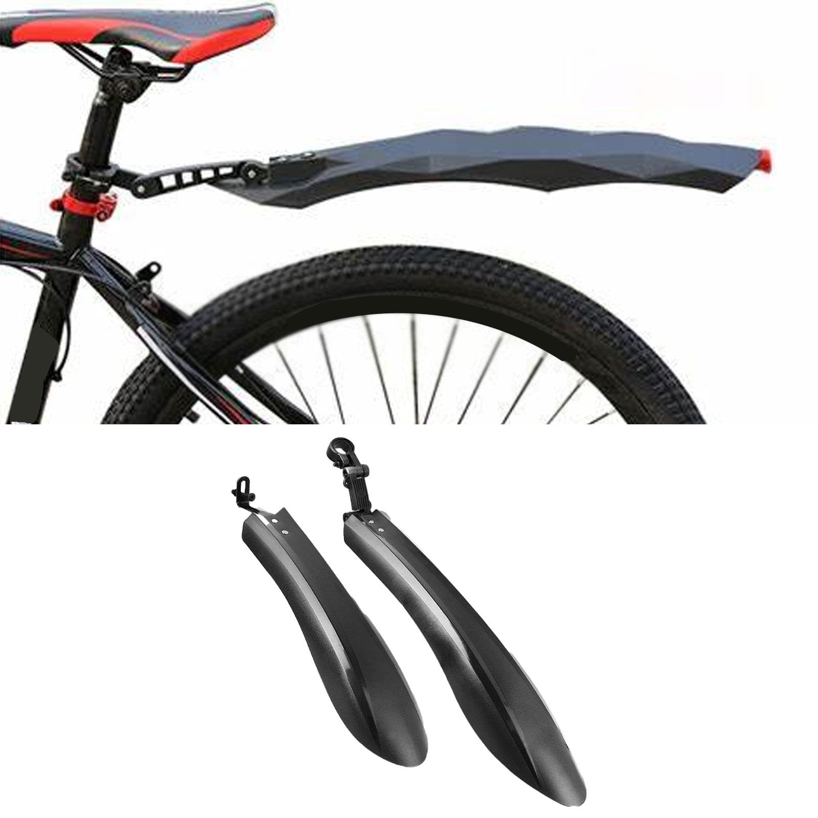 QSTDGVPW Universal Bicycle Fender Kit Front and Rear Full Cover Widen Spare Parts Mud Guard Mudflap