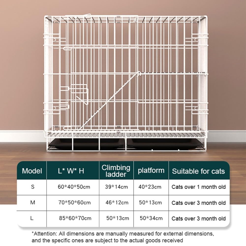 Amazon.co.jp: ILOOXI 2段 猫 ケージ キャットケージ ドア付き