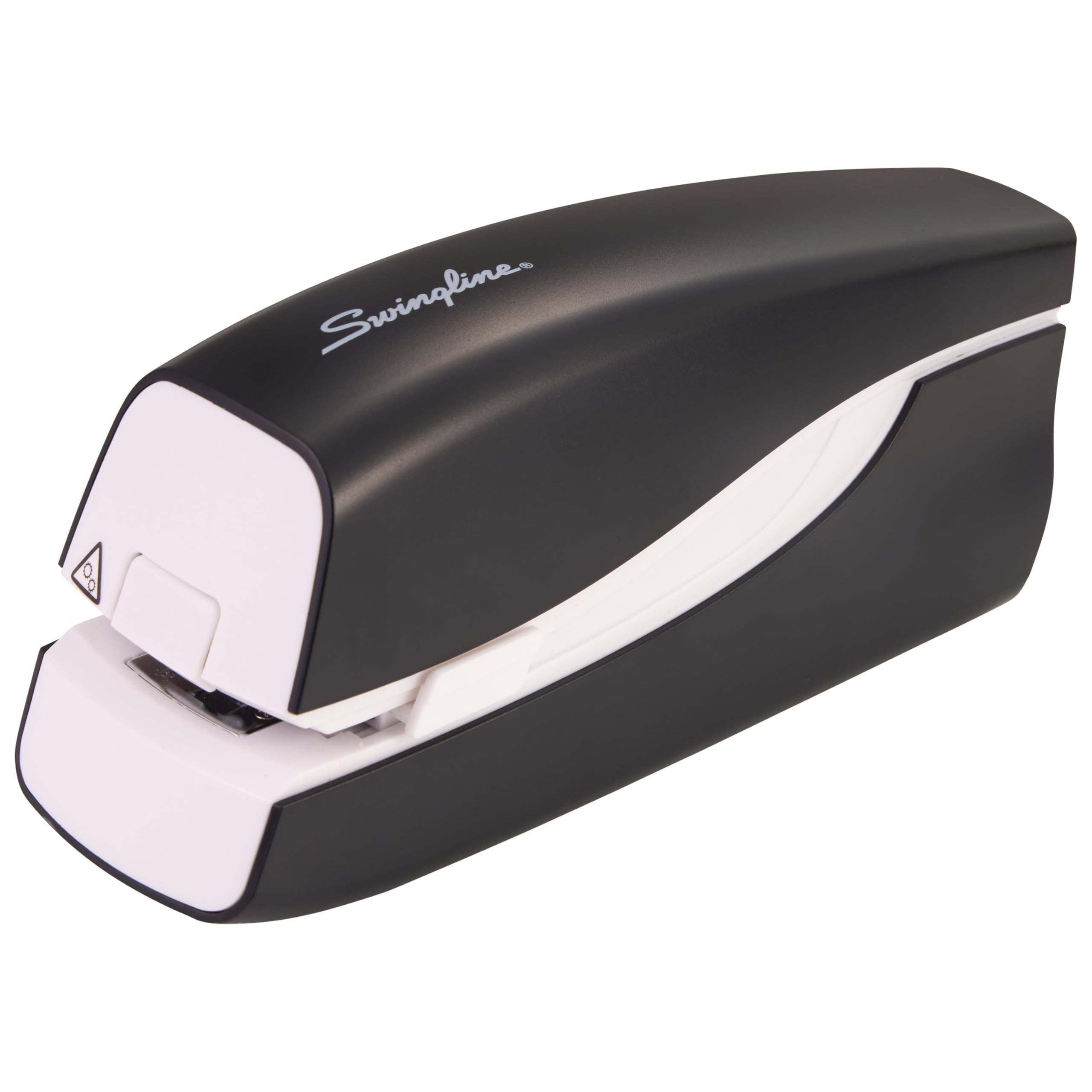 Swingline Electric Stapler, Compact, Full Strip, 20 Sheet Capacity, AC Adapter or Battery Powered, Portable, Black (48200)
