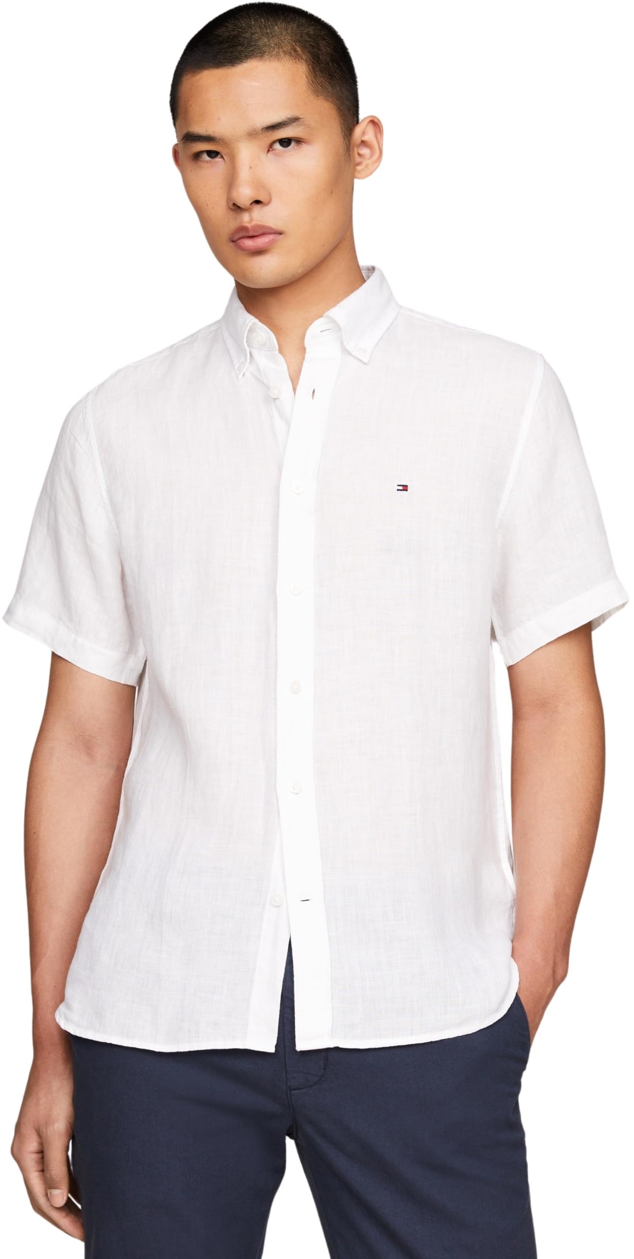 Tommy Hilfiger Camisa de Manga Corta para Hombre