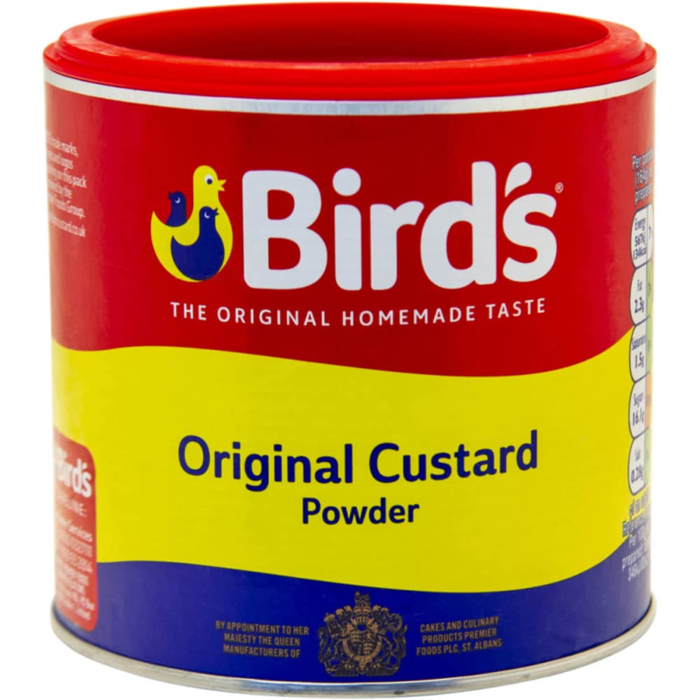 Bird's Custard Powder | Faites une délicieusement crémeuse pour les desserts traditionnels au goût original maison | Lot de 3 x 300 g