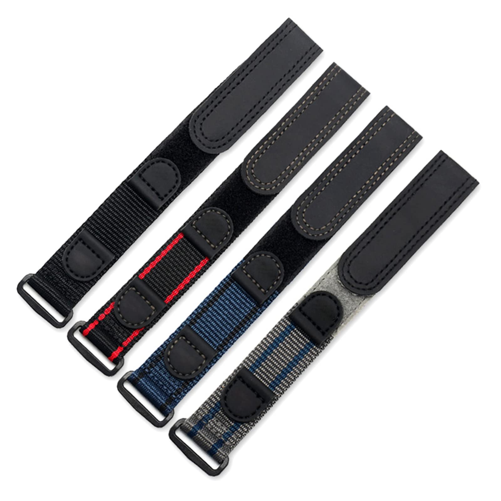 Bracelets de montre connectée, bracelet universel, bracelet de montre en nylon for homme 18/20/22 mm, résistant à l'usure, for montre analogique classique