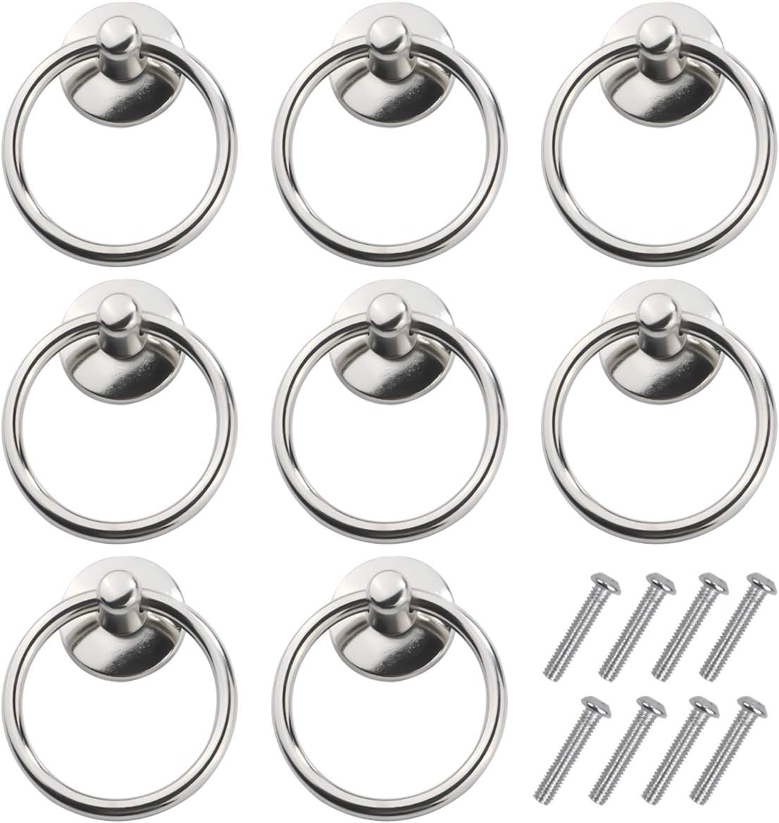 8pcs Drawer Handles, Vintage Kitchen Cupboard Knobs for Furniture