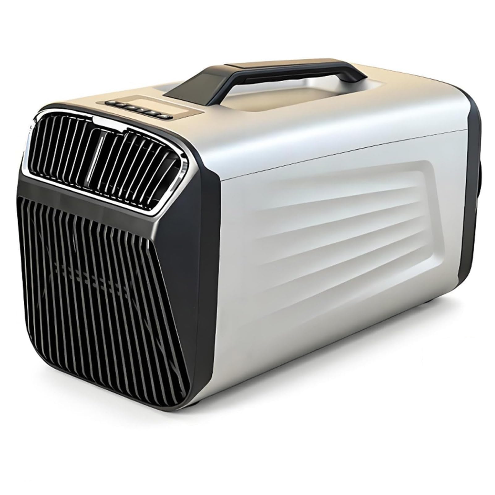 Cashwise Portable Air Conditioner,Fast Cooling Air Conditioners Dehumidifier, 5200BTU AC Power Consumption Mobile Air Conditioner for Camping Tent, RV, Car, Truck, Van and Fishing Silver-24V