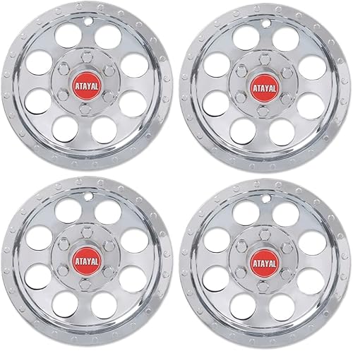 Miniatura 10 de GRAND ORANGE Juego de 4 tapacubos de 10 pulgadas, color negro, compatibles con EZGO Club Car y Yamaha Golf Cart