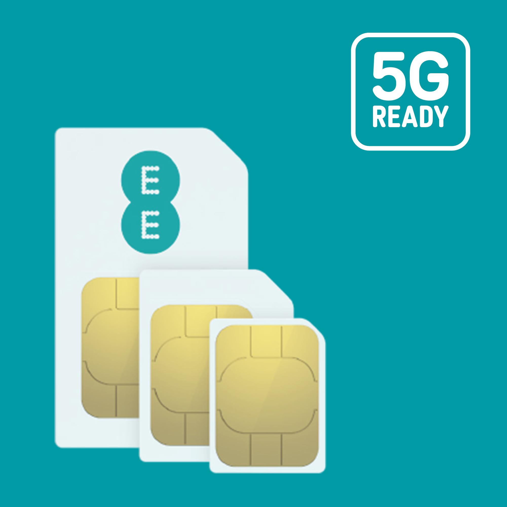 EE PAYG £10 Data Sim Includes £10 pre-paid credit, 8GB Data, 500 Minutes and Unlimited Texts