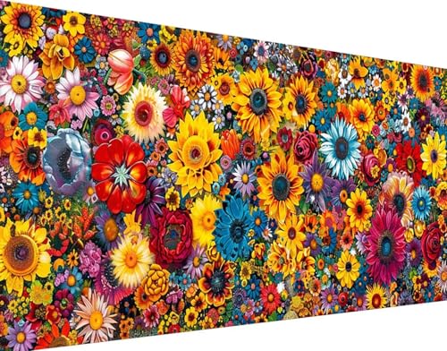 Kit Complet Broderie Diamant Tournesol 5D Peinture Diamant Adulte 50x100