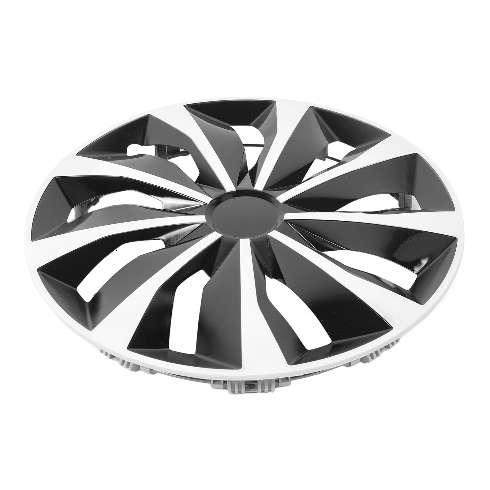 Capuchon de Moyeu de Roue Universel 15 Pouces, 4 Pièces, Résistant aux Chocs, Encliquetable ABS R15, Couvre-Jante de Roue, pour Voitures, Camions, SUV