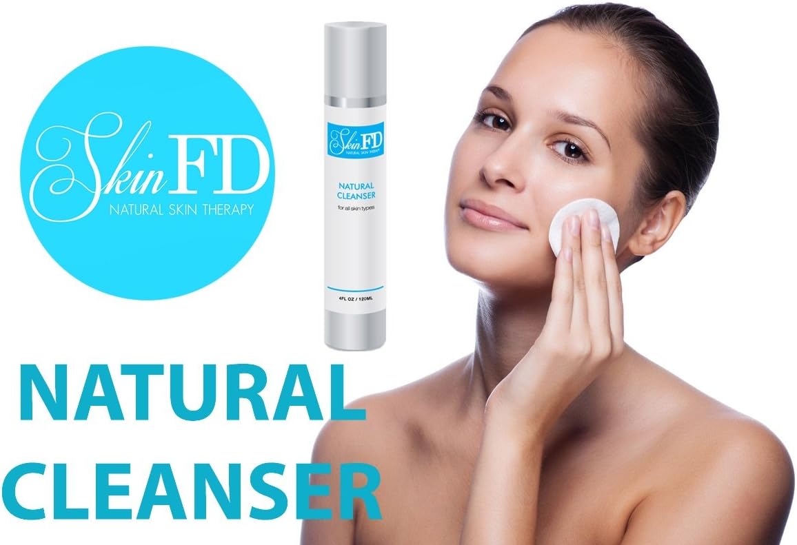 Best Natural Facial Cleanser to Fight Acne and Sun Damage for All Skin Types by SkinFD