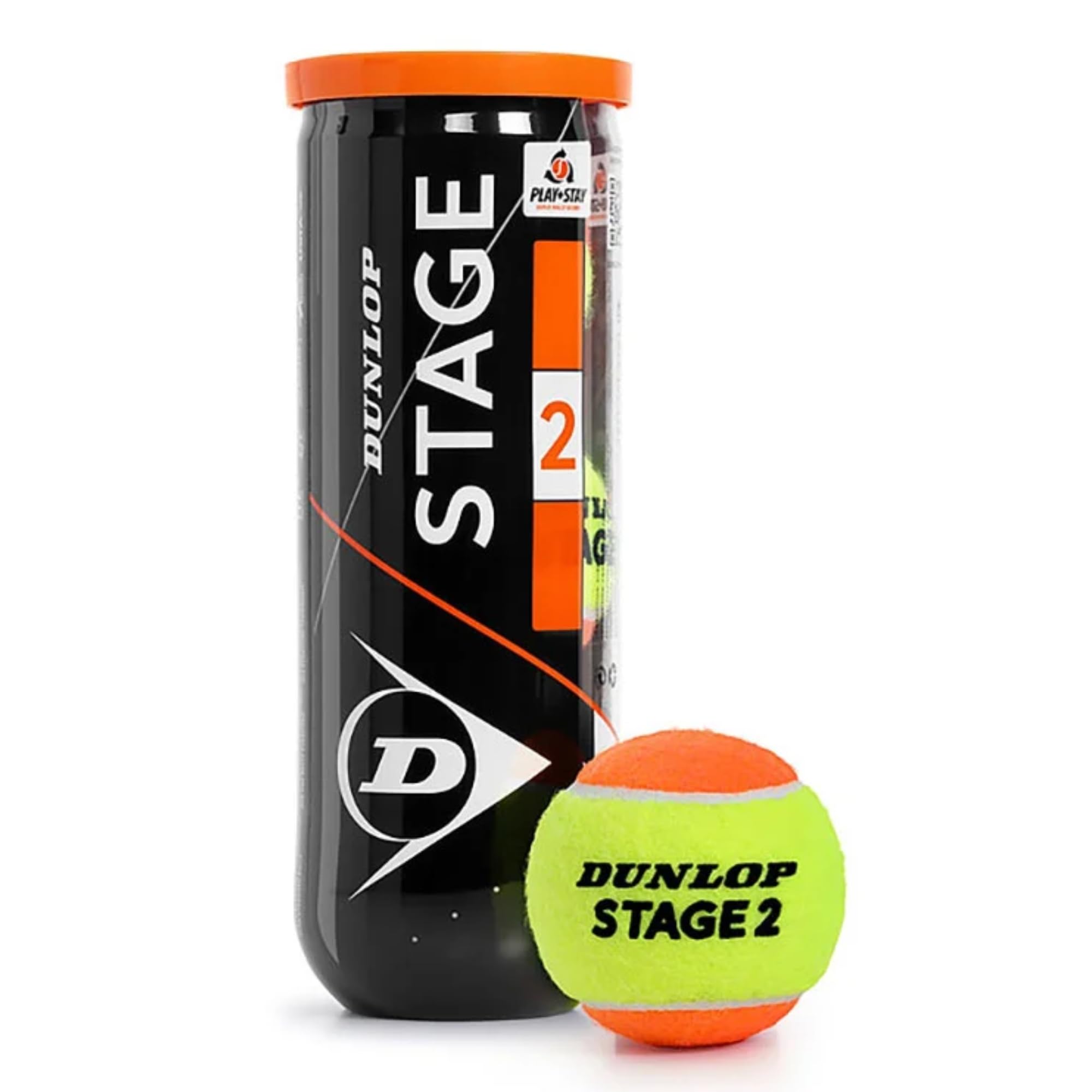 Dunlop Stage 2 Orange 3PET Balle de Tennis Adulte Unisexe - 2