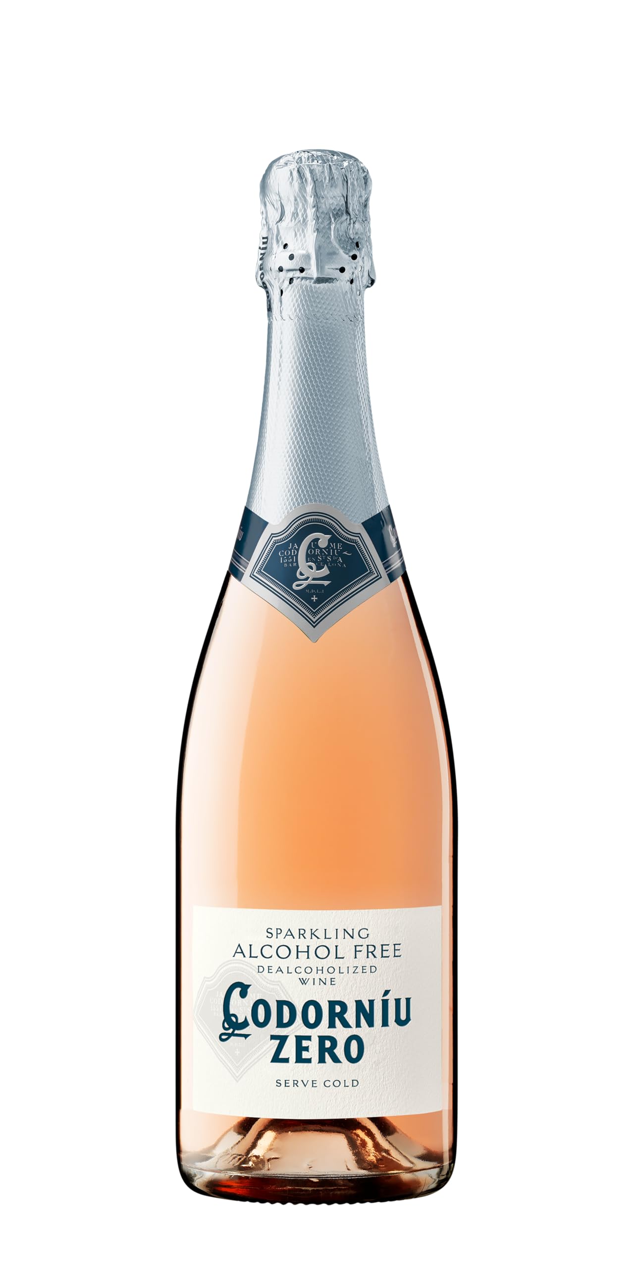 Codorniu Zero Alcohol Free Sparkling Rosé Wine 75cl