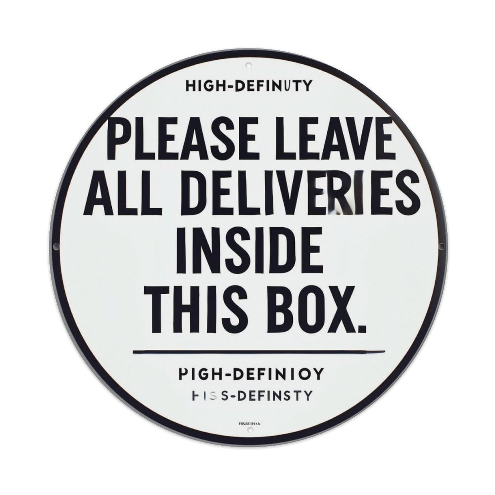 Jdyansheng Vintage Please Leave All Deliveries Inside Tin Sign Metal Poster Metal Signs For Home Man Cave Bar Cafe Kitchen Laundry Room Wall Decorations 8X8 Inches