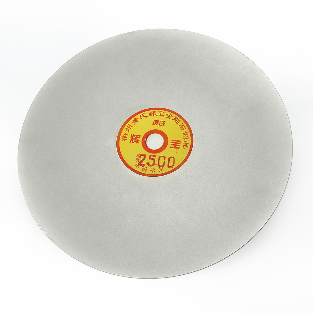 sourcing map 250mm grain 10" 2500 revêtement Diamant Plat tour roue Disque Disque ponçage meulage