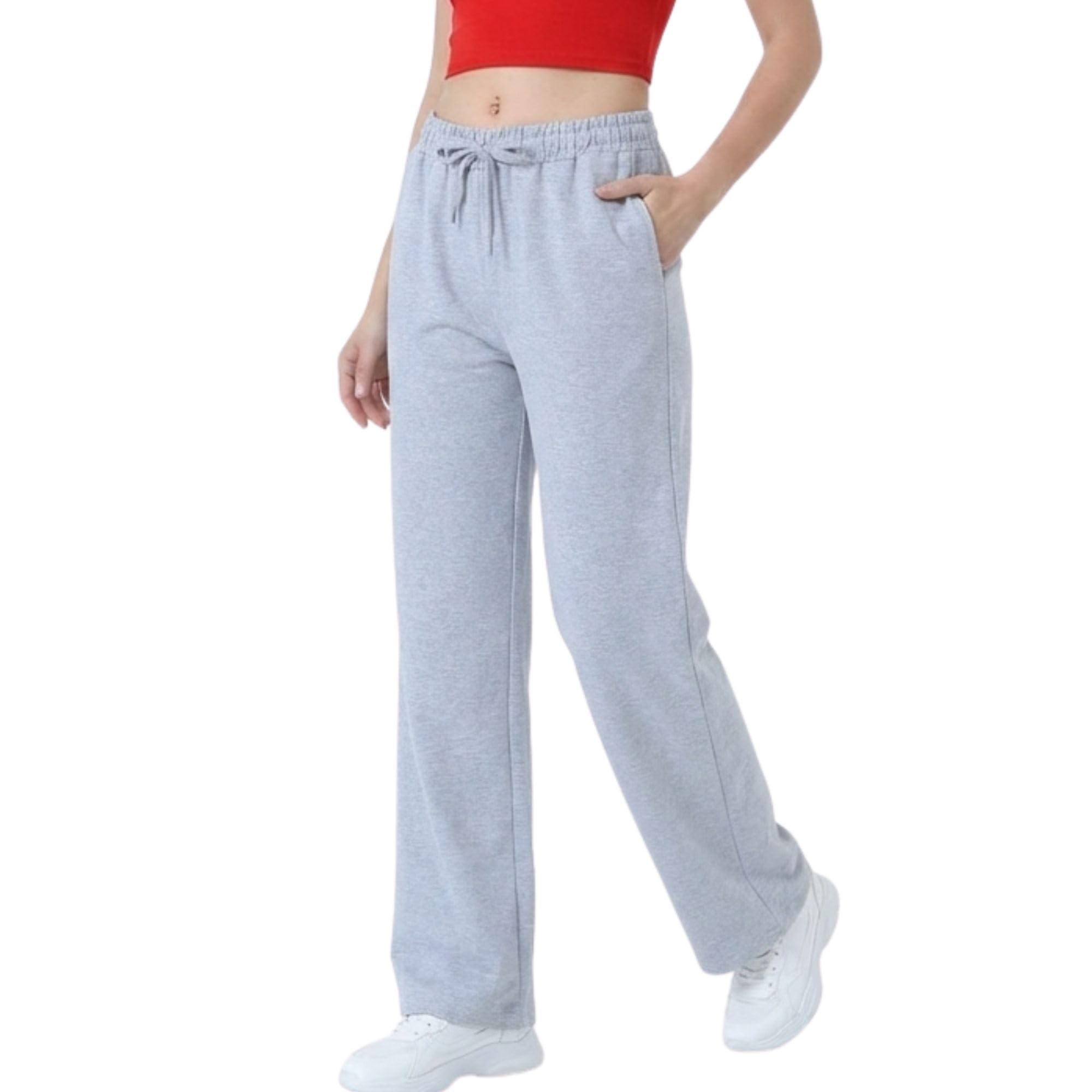 Smith & Solo Jogginghose Damen - Baumwolle Sporthose Lang, Traininghose Laufhosen Bequeme Jogger, Sweatpants Weites Bein mit elastischem Bund Yogahose