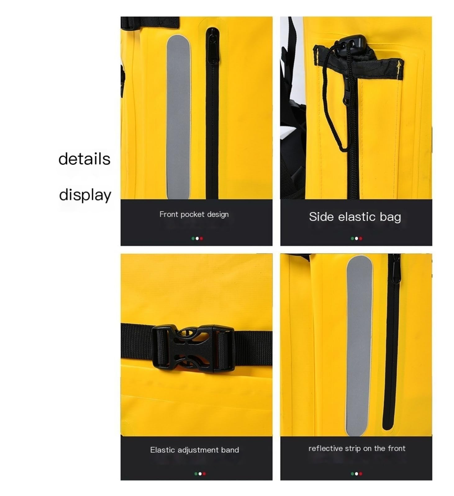 Sac à Dos étanche pour Plongée, Natation, Rafting, Sac Multifonctionnel d'extérieur