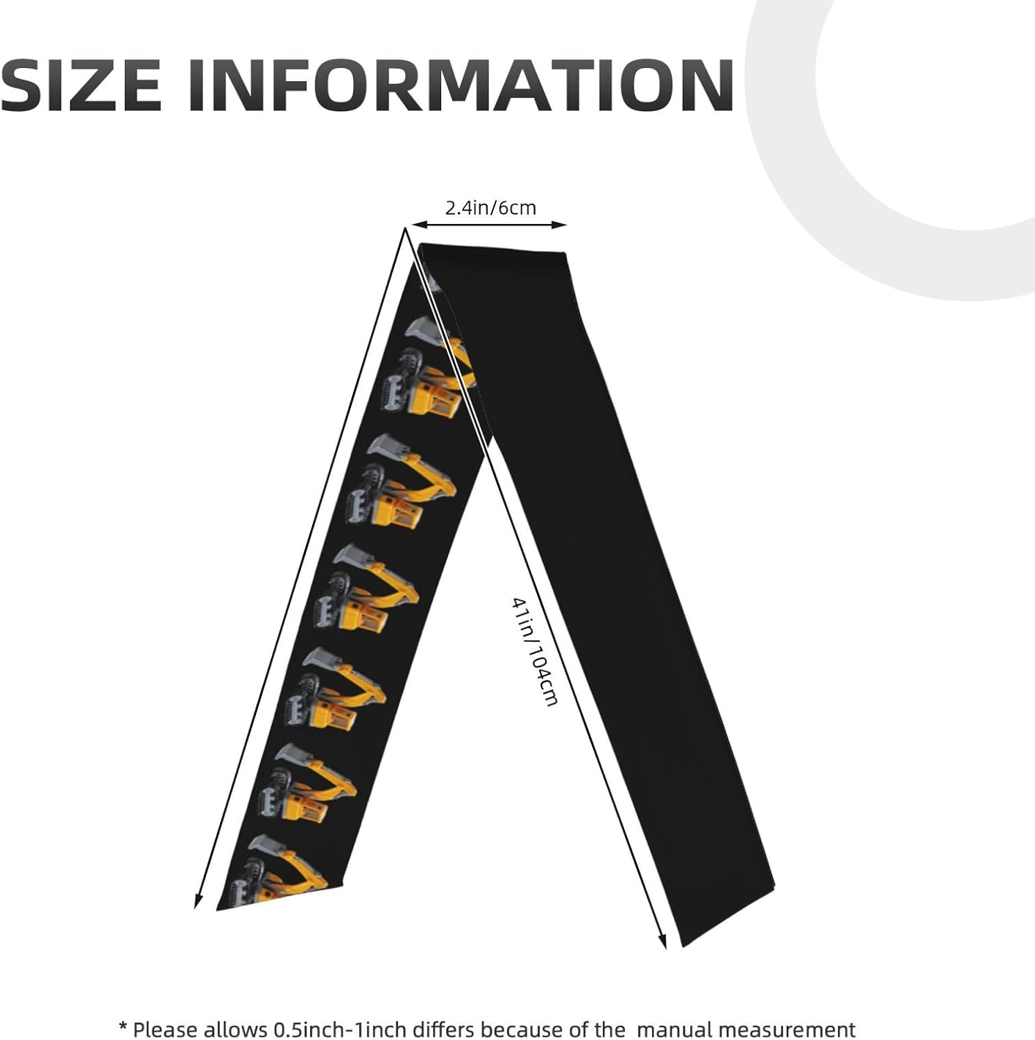 Excavator Toys Pattern Sports Headscarf, Casual Headband, Elastic, Sweat Absorbing, Adjustable, Anti Slip