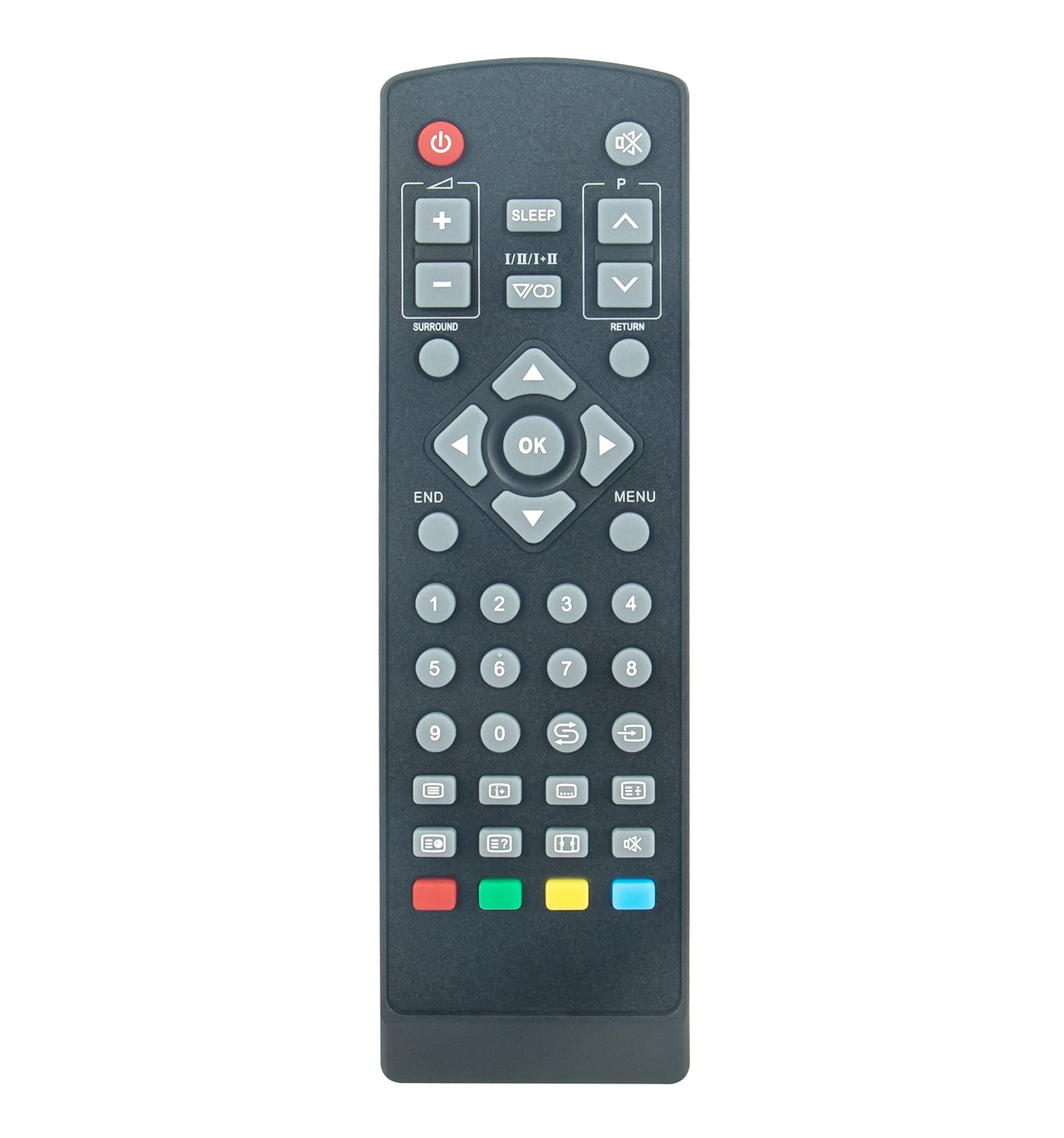ALLIMITY GA 387 WJSA Replace Remote Control fit for LC-26P50E LC-37BV8E LC-32P55E LC-26P55E LC-37GA8E LC-32BV8E LC-37P50E LC-32P50E LC-32P55E LC-32GA8E LC-37P55 GA323WJSA - Image 3