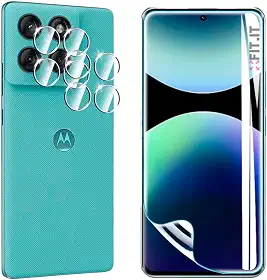 FIT IT Kit Película Hidrogel para Motorola Edge 60 Pro 5G e Película Proteção para Câmera