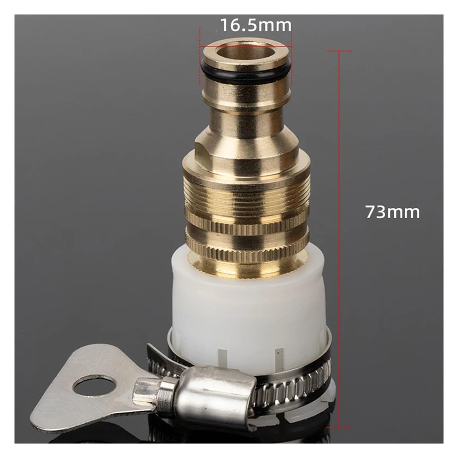 Herramientas de riego for jardín, adaptadores universales for grifo manguera 15-20mm, conector for, adaptador instalación tubería agua(5sets)