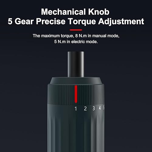 Miniatura 3 de Kit de destornilladores eléctricos 35 en 1, destornillador eléctrico inalámbrico de 3.6 V recargable con 30 puntas magnéticas de acero S2, lámpara