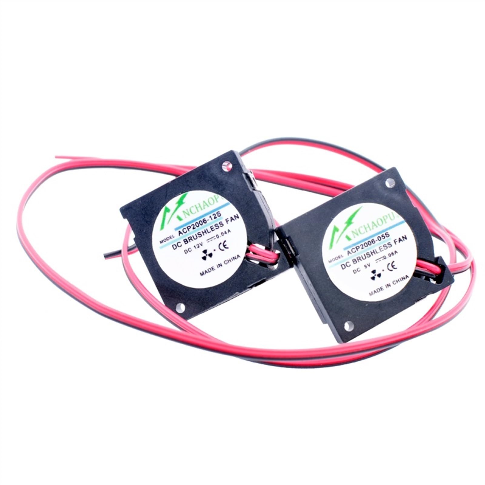 FCARUMIQP ACP-2006 20x20x6mm 20mm Blower Fan DC5V 12V Cooling Suitable for Projector and DIY Transformation