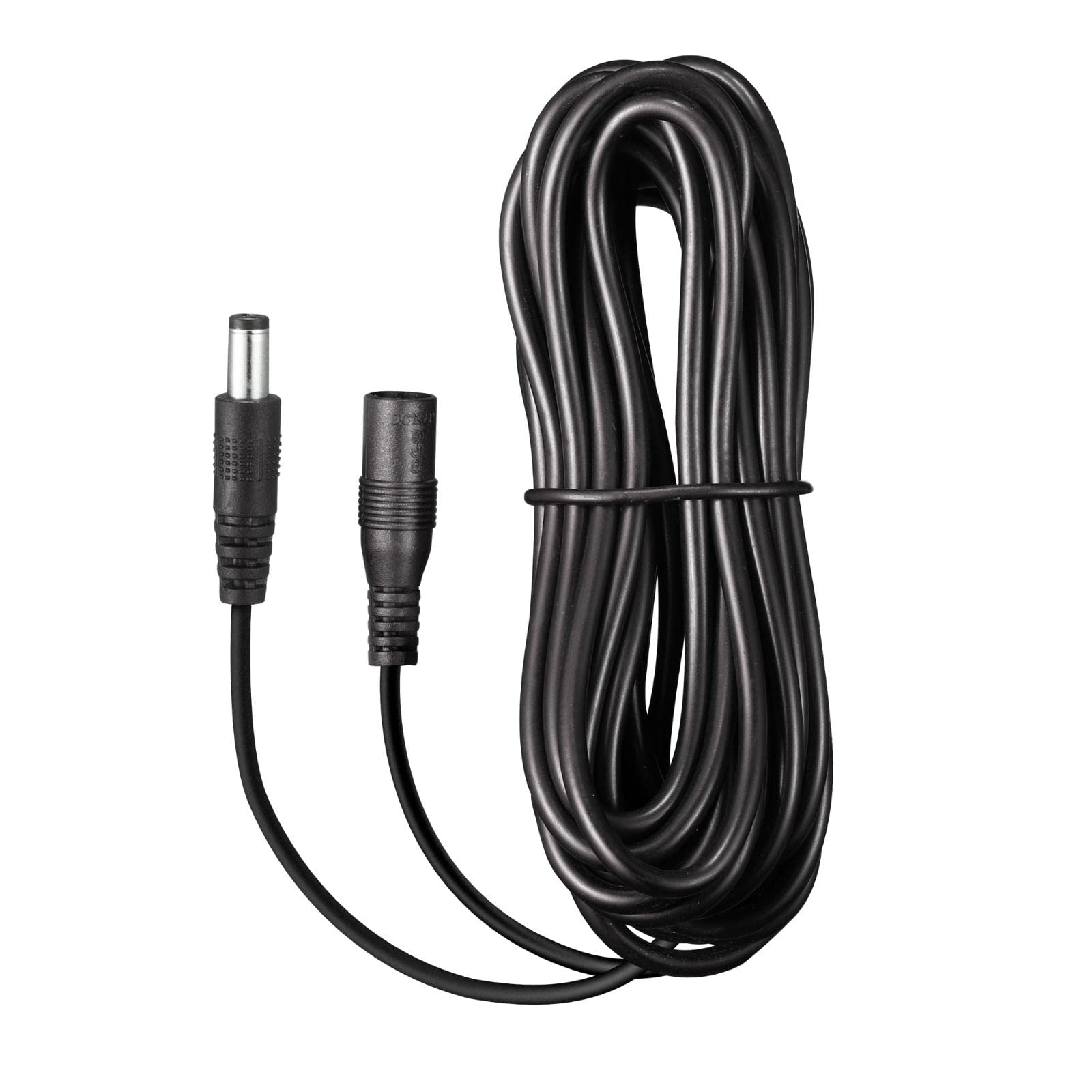 Cable de extensión de alimentación de 12 V CC de 15 pies, 5 V a 24 V CC/CA para cámara de seguridad CCTV, iluminador IR y más