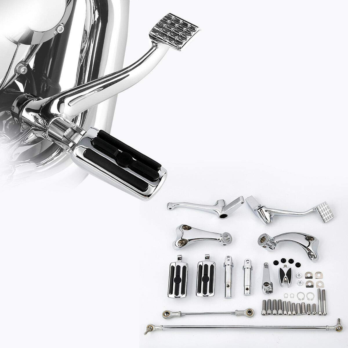 Forward Controls Pegs & Levers Kit For Harley Sportster 2004-2013 – Easy Bolt-On Upgrade