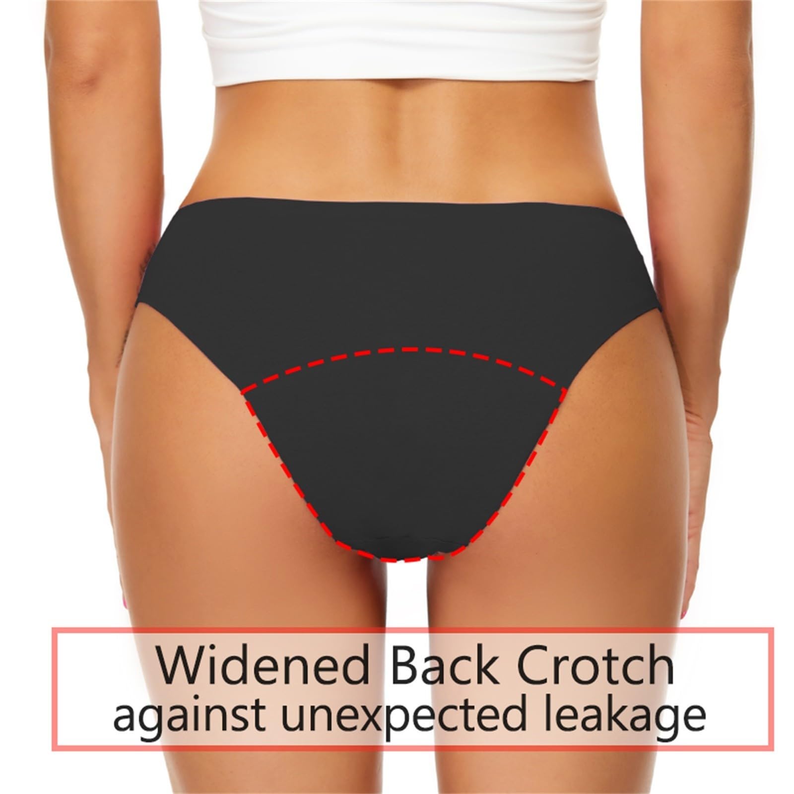 riou Bañador Menstrual Niña Bikini Menstrual Baño Traje De Baño Menstruales Mujer Bragas Mujer Cómodas Y Suaves Bikinis Menstruales V-Shape Braga Bikini Mujeres Sexy Traje De Bikinis 2/3 Pack