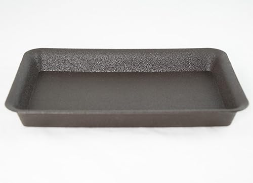 Miniatura 9 de Maceta rectangular verde musgo de 8 pulgadas + bandeja + roca + malla combinada