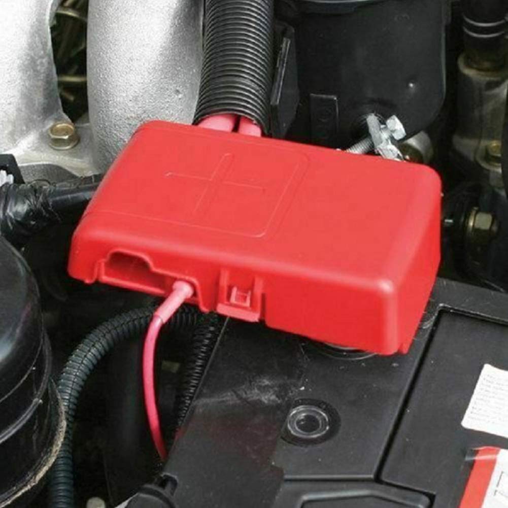 Connecteur de Terminal de Distribution de Batterie Fondu de Voiture 32V 400A, Pinces à Dégagement Rapide pour Accessoires de Voiture (rouge)