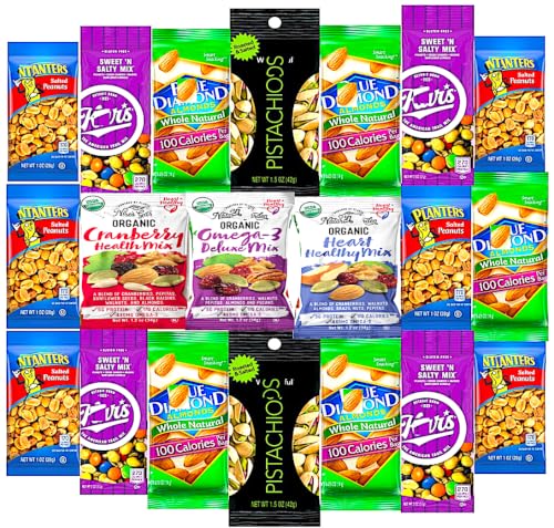 Healthy Snacks Care Package Grab And Go Variety Nuts Pack