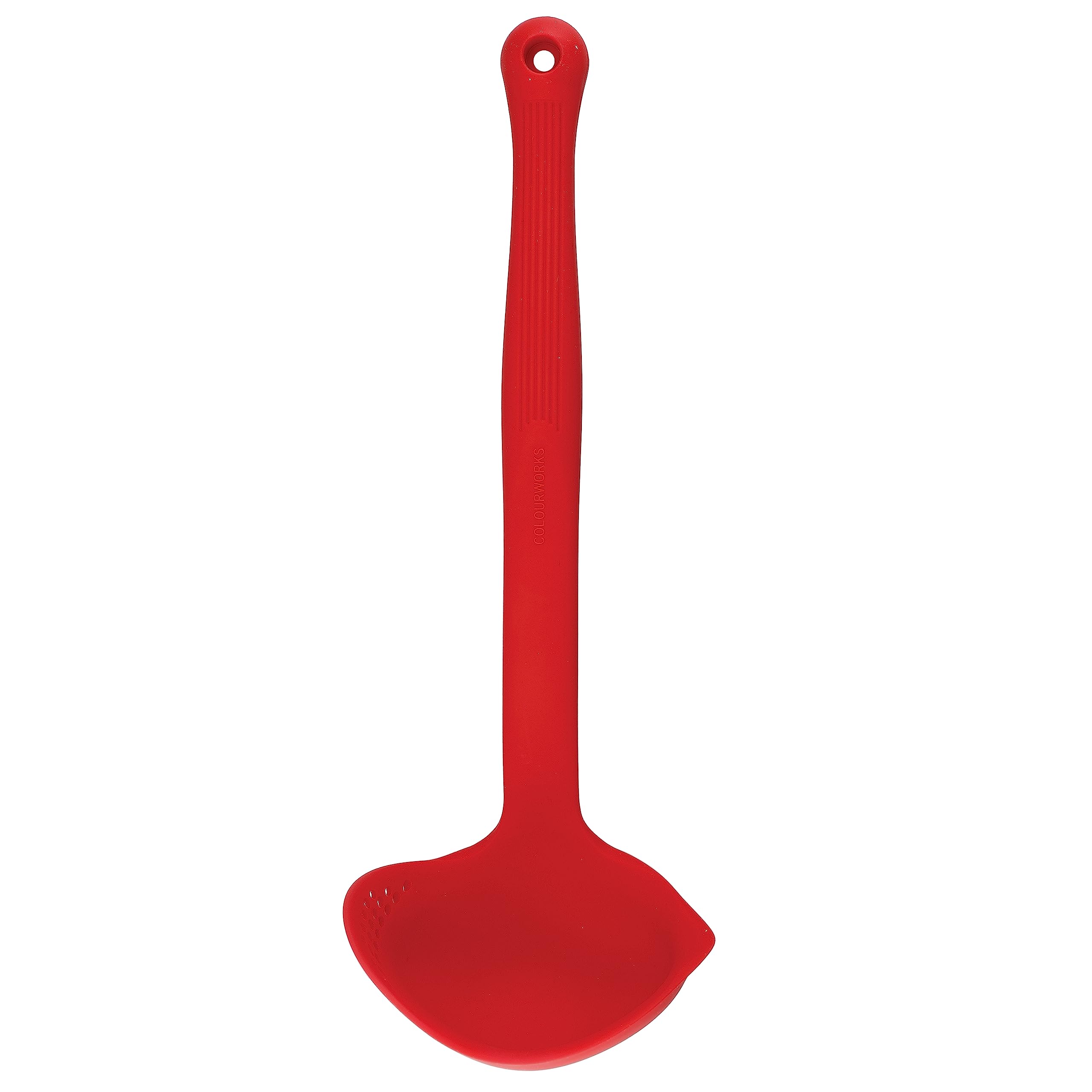 Colourworks Silicone 27cm Ladle Red