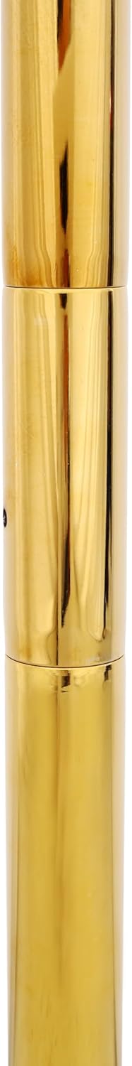 86.2-109.8" Adjustable Gold Spinning Static Dance Pole - Portable Removable & Tool-Free Assembly, Solid Steel & Rubber Padding, Steel Stripper Pole for Home, Club, Gym, 440lbs Capacity