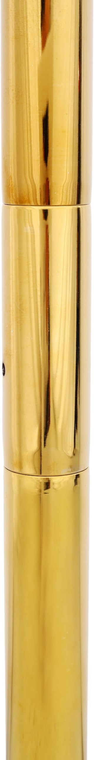 86.2-109.8 Adjustable Gold Spinning Static Dance Pole - Portable Removable & Tool-Free Assembly, Solid Steel & Rubber Padding, Steel Stripper Pole for Home, Club, Gym, 440lbs Capacity