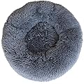 Cat Bed Small Pet Bed for Cats Round Plush beds Warm Kitten Nest with Anti-Slip Bottom Hand (38)