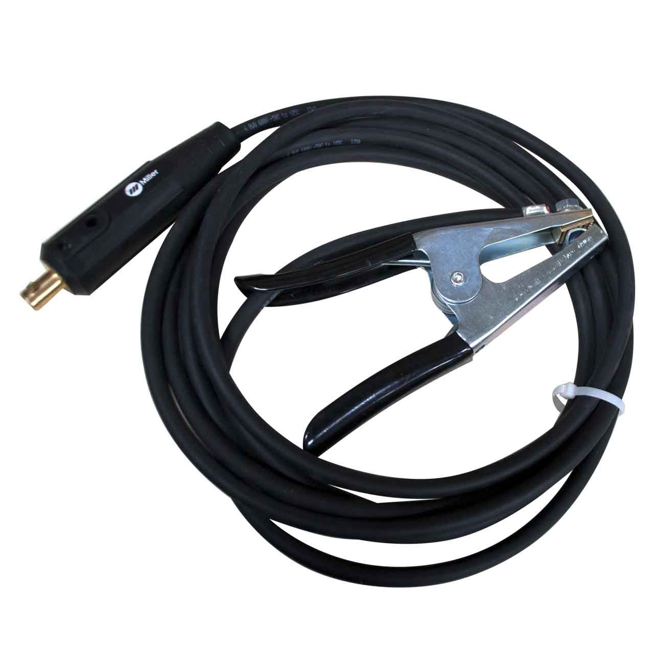 MILLER 188860 Work Cable with Clamp, 15 ft